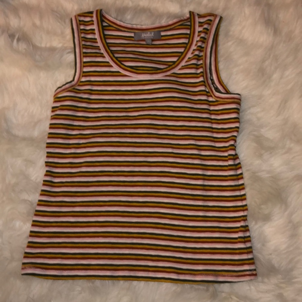 A colorful tank top